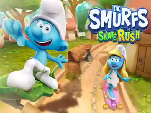 لعبة The Smufrs Skate Rush على الانترنت