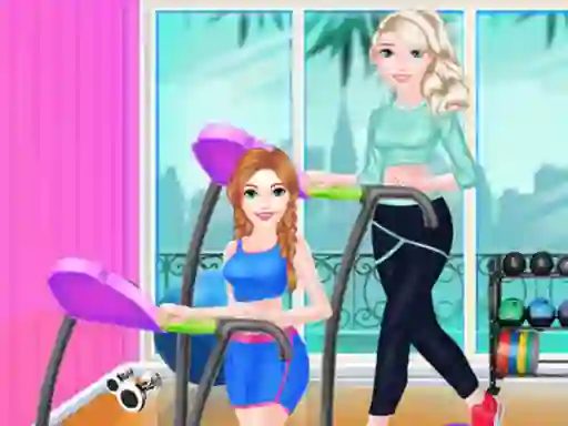 لعبة Friends Fat To Fit Day على الانترنت