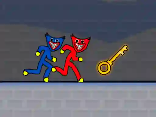 لعبة Stickman Huggy Party Duo على الانترنت