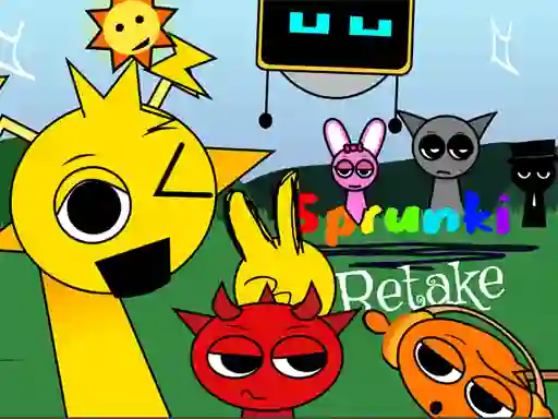 لعبة Sprunki Retake FINAL v4 على الانترنت