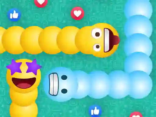 لعبة Social Media Snake على الانترنت