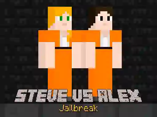 لعبة Steve vs Alex Jailbreak على الانترنت