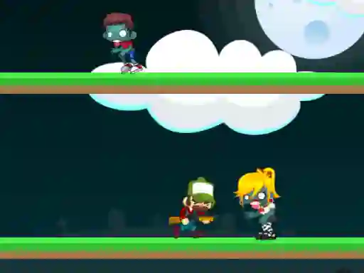 لعبة Zombies Jump على الانترنت