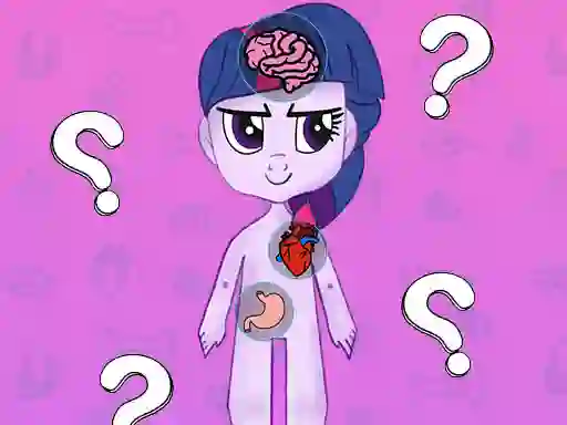 لعبة My Little Pony Learning The Body على الانترنت