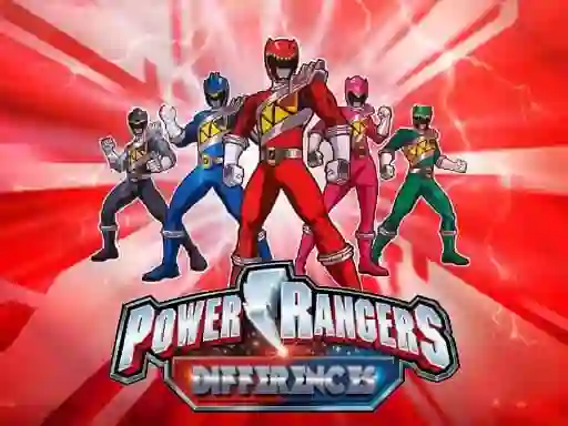 لعبة  Power Rangers Differences على الانترنت