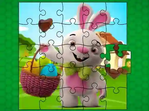 لعبة Easter Bunny Eggs Jigsaw على الانترنت