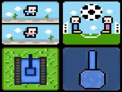 لعبة 4 Games For 2 Players على الانترنت