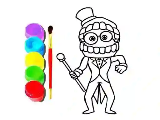 لعبة Digital Circus Click and Paint على الانترنت