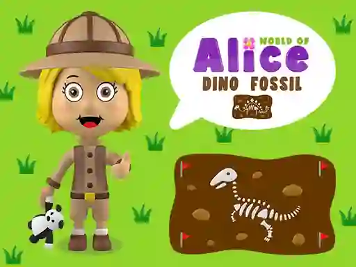 لعبة World of Alice Dino Fossil على الانترنت