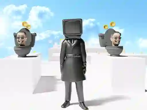 لعبة Skibidi Toilet Parkour run على الانترنت
