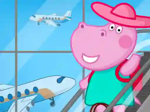 لعبة Hippo Family Airport Adventure على الانترنت