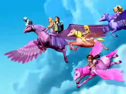 لعبة Barbie Magic Pegasus Puzzle على الانترنت