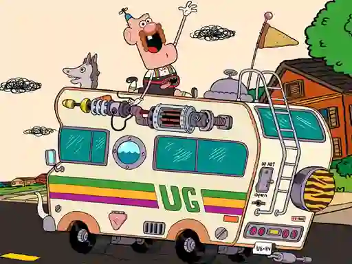 لعبة Uncle Grandpa Hidden على الانترنت