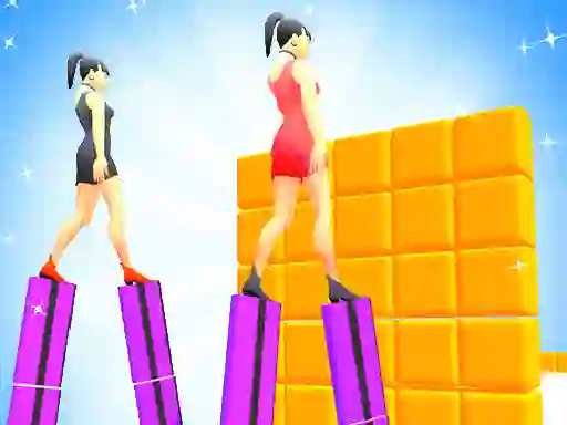 لعبة Heels Run Race - Stack Rider على الانترنت
