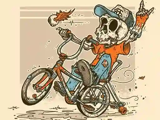 لعبة Halloween Bike Ride على الانترنت