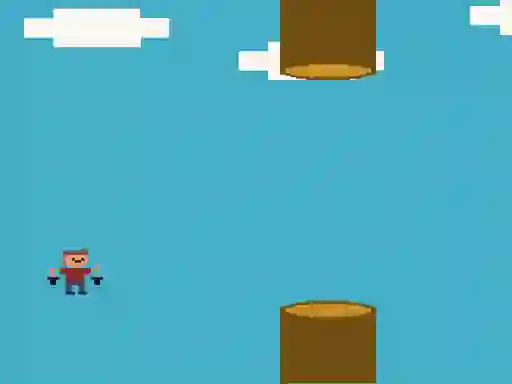 لعبة fly man على الانترنت