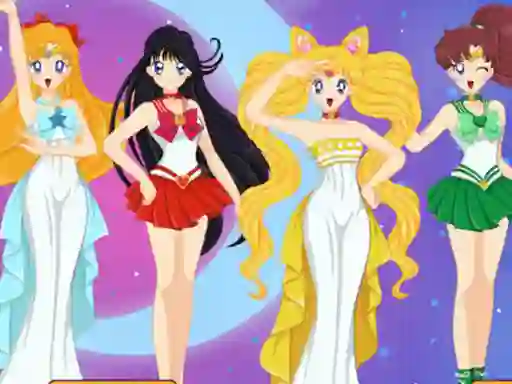 لعبة Sailor Moon Character Creator على الانترنت