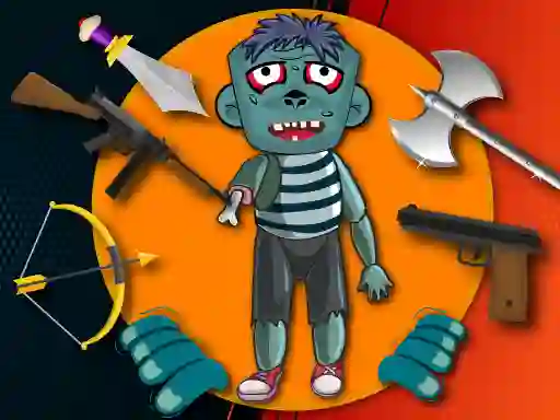 لعبة Kick The Zombie على الانترنت