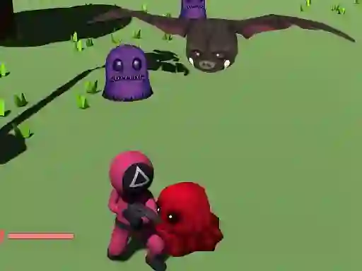 لعبة Squid Warrior Adventure على الانترنت