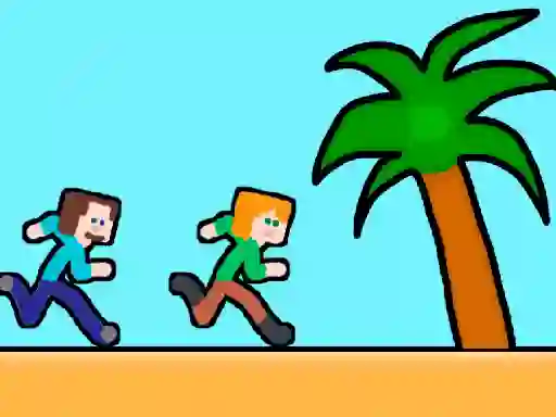 لعبة Steveman and Alexwoman 2 summer على الانترنت