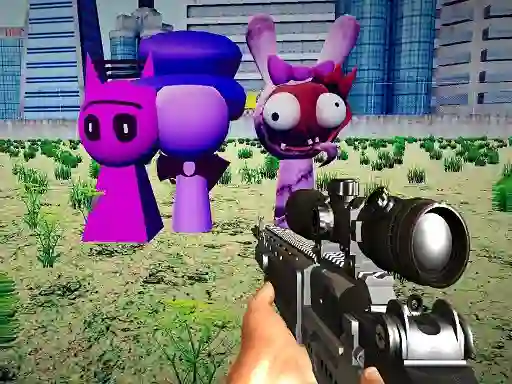 لعبة Sprunki Sniper Squid Game على الانترنت