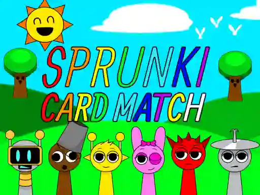 لعبة Sprunki Card Match على الانترنت