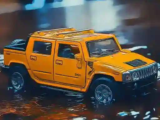 لعبة Hummer Jeep Puzzle على الانترنت