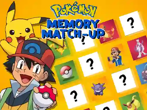 لعبة Pokemon Memory Match-Up على الانترنت