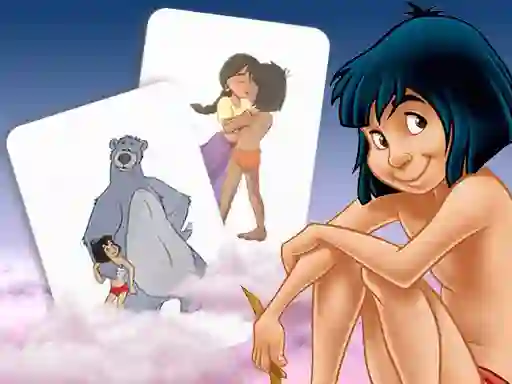 لعبة Mowgli Memory card Match على الانترنت