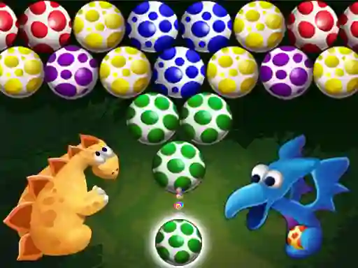 لعبة Dino Eggs Bubble Shooter على الانترنت