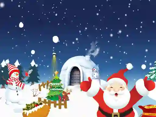 لعبة Happy Christmas Slide على الانترنت
