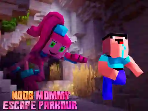لعبة Noob Mommy Escape Parkour على الانترنت