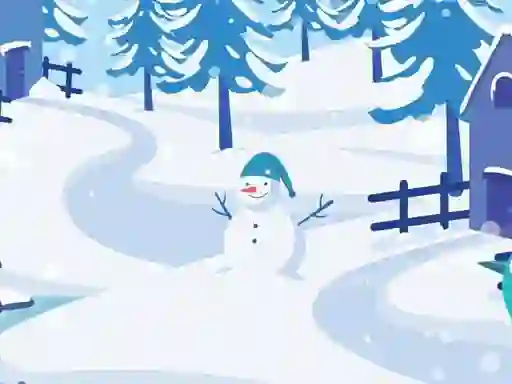لعبة Happy Snowman Hidden على الانترنت