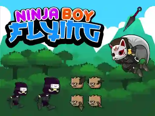 لعبة Ninja Boy Flying على الانترنت