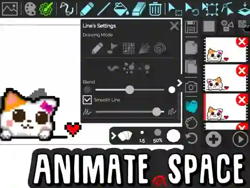 لعبة Animate Space على الانترنت