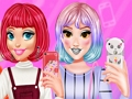 لعبة Princesses DIY ﻒﺗﺎﻫ ﺏﺍﺮﺟ ﻢﻴﻤﺼﺗ  على الانترنت