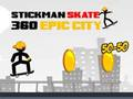 لعبة Stickman Skate 360 Epic City على الانترنت
