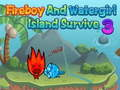 لعبة Fireboy Watergirl 3 ﺓﺮﻳﺰﺟ ﺓﺎﻴﺤﻟﺍ ﺪﻴﻗ ﻰﻠﻋ ءﺎﻘﺒﻟﺍ  على الانترنت
