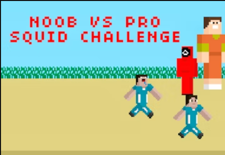لعبة Noob vs Pro Squid ﻱﺪﺤﺗ على الانترنت