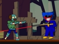لعبة Huggy Wuggy vs Zombies على الانترنت