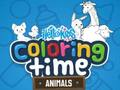 لعبة HelloKids ﺖﻗﻮﻟﺍ ﺕﺎﻧﺍﻮﻴﺤﻟﺍ ﻦﻳﻮﻠﺗ  على الانترنت