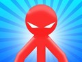 لعبة Red Stickman ﻞﺑﺎﻘﻣ Monster School  على الانترنت