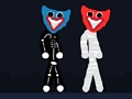لعبة Stickman Huggy ﻒﺣﺍﺯ ﺔﻠﻄﻋ  على الانترنت