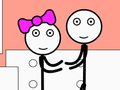 لعبة ﺐﺣ ﺔﺼﻗ - Stickman ﻦﺠﺴﻟﺍ ﻦﻣ ﺏﻭﺮﻬﻟﺍ  على الانترنت