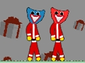 لعبة HuggyBros ﺩﻼ﻿ﻴﻤﻟﺍ ﺪﻴﻋ  على الانترنت