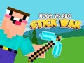 لعبة Noob vs Pro Stick War على الانترنت