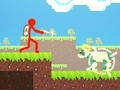 لعبة Red Stickman vs Monster School 2 على الانترنت