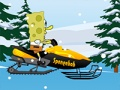 لعبة Spongebob Snowmobile  على الانترنت