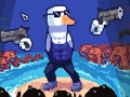 لعبة Goose VS Marine Apocalypse. ﺔﻳﺮﺤﺒﻟﺍ ﻢﻟﺎﻌﻟﺍ ﺔﻳﺎﻬﻧ ﻞﺑﺎﻘﻣ ﺓﺯﻭﺃ  على الانترنت