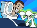 لعبة Stickman ﻞﺑﺎﻘﻣ Skibidi ﺽﺎﺣﺮﻤﻟﺍ  على الانترنت